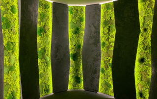 Corporate - Mansutti - Parete in Moss Stabilizzato Custom Progetto Personalizzato - by Verde Passione in collaborazione con Arclab