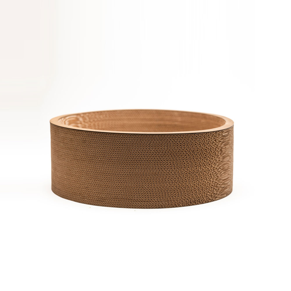 Linea RiciclaMoss! - Cachepot Large - Sottovaso in cartone sostenibile e pianta semi-naturale - by Verde Passione in collaborazione con Sekkei