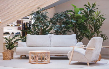 Retail – Alviero Martini Milano – by Verde Passione Angolo green con Piante Semi-Naturali stabilizzate - Alviero Martini Milano