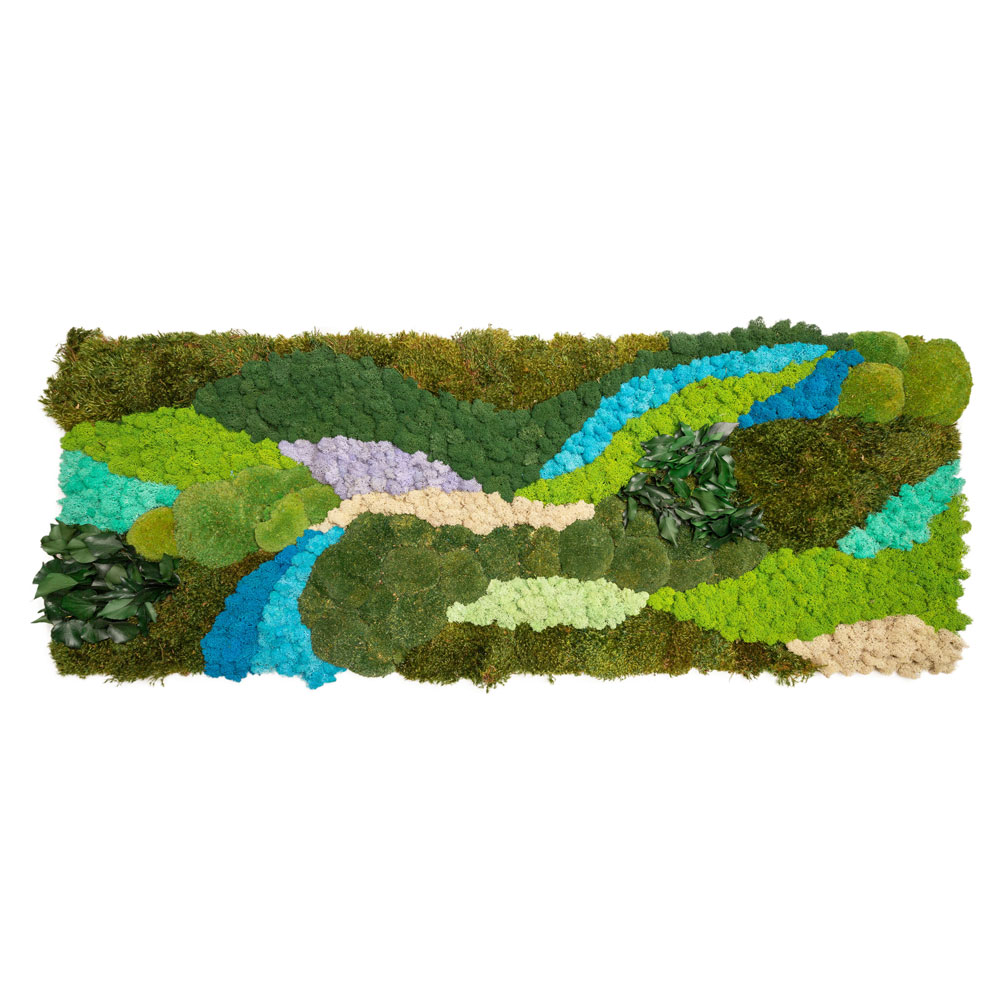 Parete in Moss – Modello Rainbow – Verde Passione 2023 Parete in Moss - Modello Rainbow - Verde Passione 2023