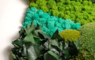 Parete in Moss - Modello Rainbow - Verde Passione 2023