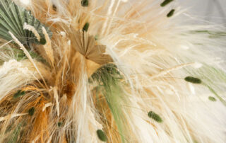 Fronde Disidratate a soffitto modello Wild Cream Boule - by Verde Passione - Wild Boule - Verde Disidratato