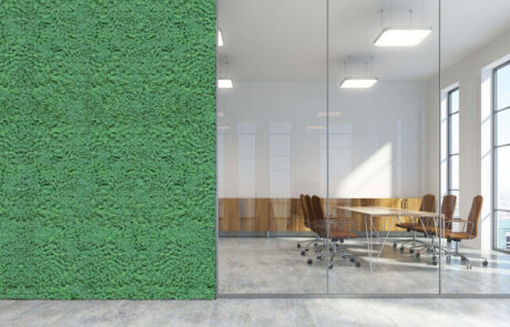 Render Parete in Moss stabilizzato modello Nordic Plus - Tendenze 2024 Cold Colors