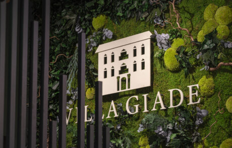 Ho.re.ca – Ristorante Villa Giade – Parete modello Bosco – by Verde Passione