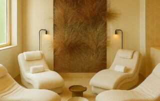 Parete custom realizzata con fronde naturali disidratate By Verde Passione