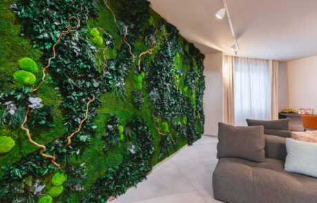 Ho.re.ca - Al Suite Lissone - Parete Modello Bosco Verde Stabilizzato - by Verde Passione
