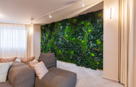 Ho.re.ca - Al Suite Lissone - Parete Modello Bosco Verde Stabilizzato - by Verde Passione