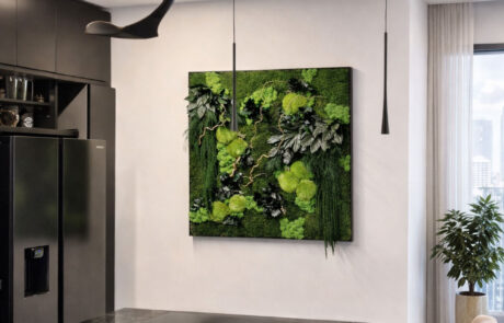 Quadri in Moss - Render Modello Giungla100x100 - by Verde Passione